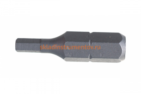 Вставка бита торцевая 1/4", HEX, 3 мм, L = 25 мм KING TONY 102503H