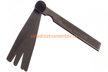 Набор щупов №1 /0.02 - 0.1мм/, 9 пластин, 100мм GRIFF D127006