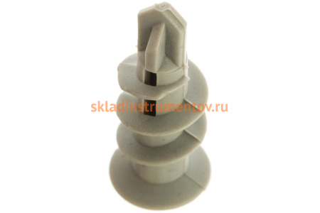 Нейлоновый дюбель Зубр МАСТЕР тип Дрива со сверлом, для гипсокартона, 33 мм, 100 шт 4-301265