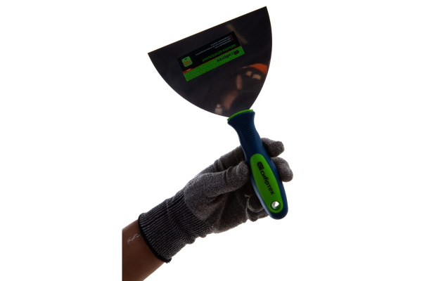 Шпательная лопатка из нержавеющей стали, 150 мм, 2-компонентная ручка СИБРТЕХ 85528