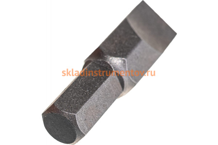 Бита шлицевая короткая (SL 10; 5/16") Hans 012-4M10