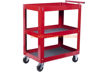 Открытая тележка, 3 полки, красная МАСТАК 520-33720R