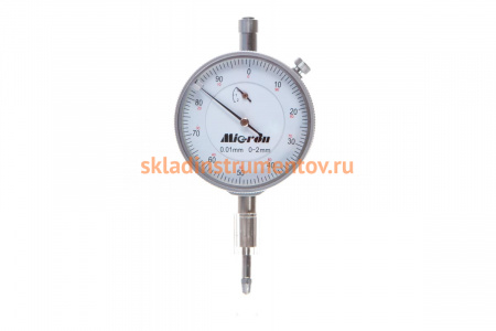 Индикатор часового типа без ушка Micron ИЧ 0-2 0.01 МИК 77940