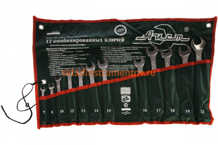 Набор ключей комбинированных 12 предметов AIST 0011412BX1-M 00-00009904