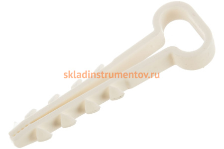 Дюбель-хомут для плоского кабеля Зубр ДХ-П, 12 мм, 100 шт, нейлоновый 30912-12