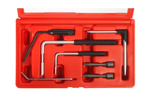 Набор инструментов для демонтажа подушки безопасности водителя (7 предметов в кейсе) JTC 4719