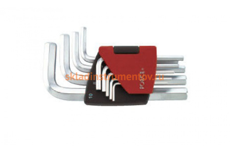 Набор Г-образных шестигранников 9 предметов FORCE 5093