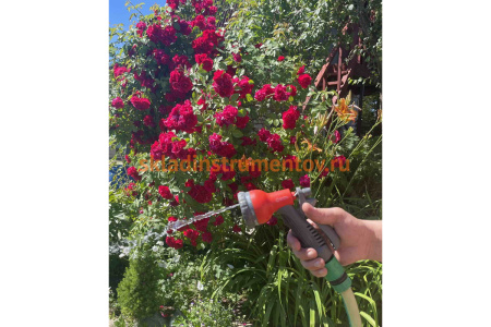 Пистолет поливочный 8-ми режимный QUATTRO ELEMENTI 646-133