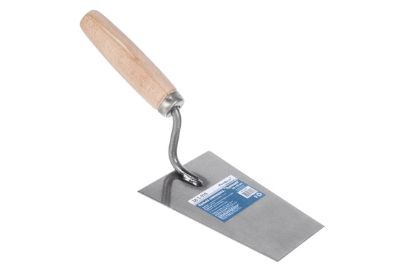 Кельма каменщика (трапеция, 140x60 мм, углеродистая сталь, дерев. рукоятка) РемоКолор 28-1-078