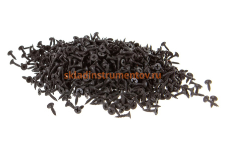 Саморезы универсальные оксидированные по дереву/металлу 1000 шт. (3,5х16 мм; PH2; ТФ1) ЗУБР 4-300011-35-016