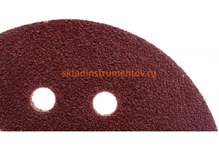 Круг шлифовальный СТАНДАРТ (5 шт; 125 мм; 8 отв; Р40) Зубр 35350-125-040