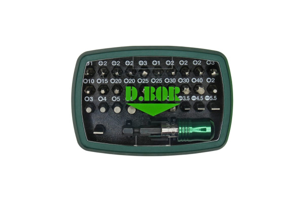 Набор бит (32 шт; Ph/Pz/Sl/Т/HEX/Sq) D.BOR D-SET-32B-1