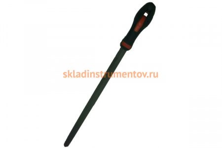 Квадратный напильник с ручкой PVC (200 мм, насечка №1 грубая) BAUM 3731200
