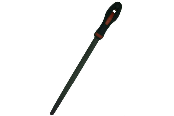 Квадратный напильник с ручкой PVC (200 мм, насечка №1 грубая) BAUM 3731200