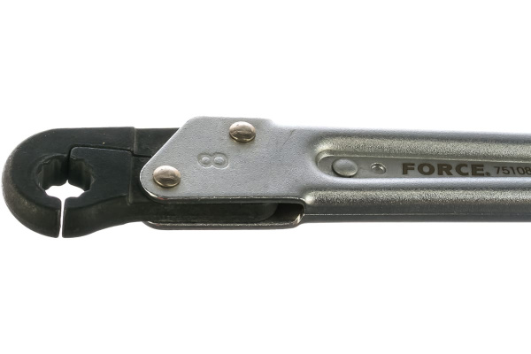 Накидной разъёмный ключ д/трубок 8 мм FORCE 75108A