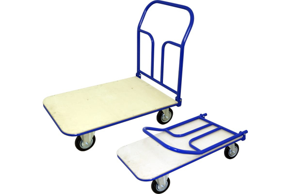 Тележка RUSKLAD ТПСР 2 ФЛ П (600x900) d125 платформенная, со складной ручкой Тележка RUSKLAD ТПСР 2 ФЛ П (600x900) d125 платформенная, со складной ручкой