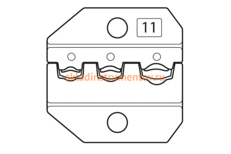 Пресс-клещи КВТ CTK-11 74851