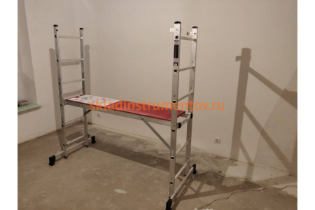 Алюминиевая универсальная лестница-помост Вихрь ЛПА 3-У 73/5/1/25