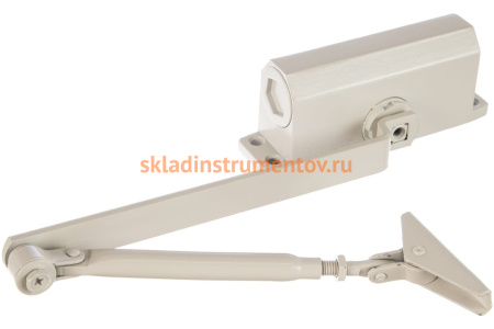 Дверной доводчик ЗУБР ПРОФЕССИОНАЛ для дверей массой до 40 кг, цвет белый 37911-50