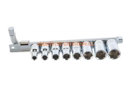 Комплект 6-гранных головок с L-образным воротком Hans 4609M