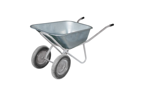 Тачка (2-колесная, усиленное корыто, оцинкованное, 1мм, 70л) Biber 99405 145465