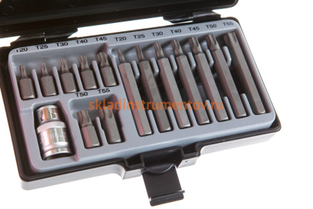 Набор бит TORX 15 шт. FORCE 4156