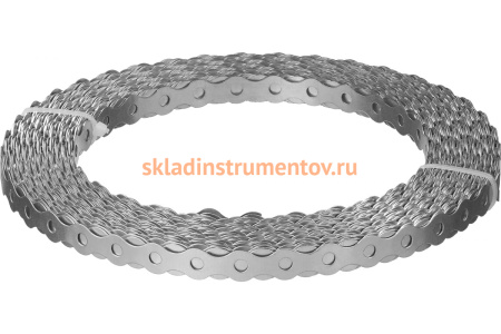 Перфорированная лента ЗУБР Волна вентиляционная 17х0.5мм 25м 310246-17