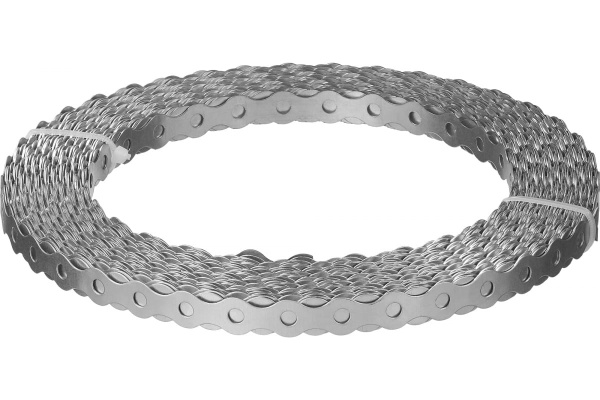 Перфорированная лента ЗУБР Волна вентиляционная 17х0.5мм 25м 310246-17