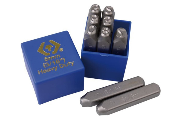 Набор ударных клейм (5 мм, цифры, 9 предметов) KING TONY 11409SQ05