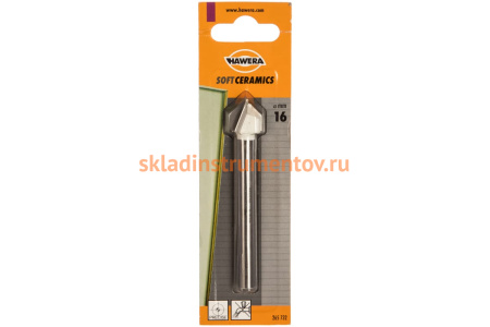 Сверло SoftCeramics (16х90 мм) HAWERA F00Y265732 Сверло SoftCeramics (16х90 мм) HAWERA F00Y265732