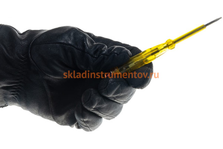 Отвертка индикаторная 100-500 В, 140 мм КУРС 56501