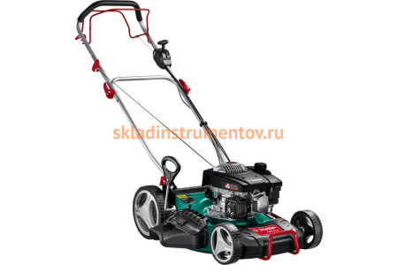 Самоходная бензиновая газонокосилка ЗУБР 460 мм, 4.5 л.с. ГБС-460