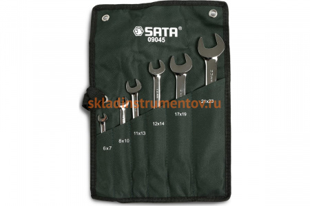 Набор рожковых ключей 6шт Sata 09045