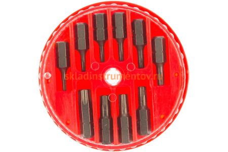 Набор вставок в боксе 1/4 DR торкс T7-T40 10шт JTC 5361