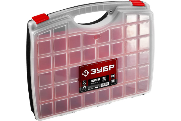 Органайзер со съемными лотками, ЗУБР ВОЛГА-20 38034-20