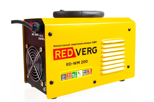 Бестрансформаторный сварочный аппарат REDVERG RD-WM 200 6626265 Бестрансформаторный сварочный аппарат REDVERG RD-WM 200 6626265