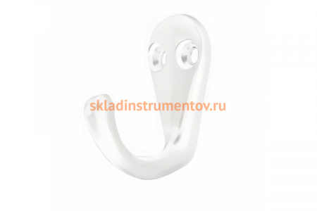 Мебельный крючок JET 588 алюминий, белый CQ588A.001WT99