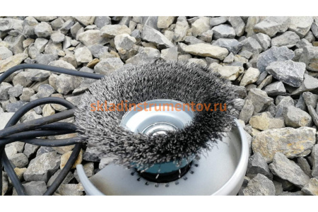 Щетка чашечная с гофрированной стальной проволокой Мастер 004 (100 мм; М14) Профоснастка 20101004