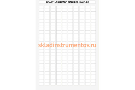 Этикетки для лазерного принтера ELAT-32-747W-10 BRADY brd14389