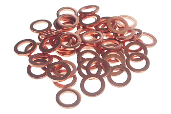 Медная шайба JTC 8.0х12.0х1.5, 25 шт. INF.29.0812-1.5