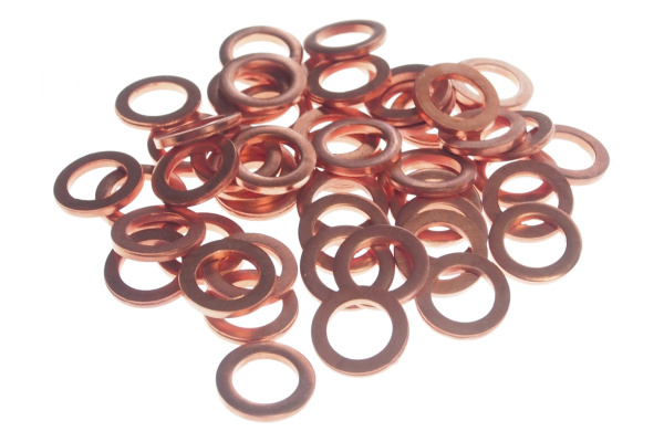 Медная шайба JTC 8.0х15.0х1.0, 25 шт. INF.29.0815-1.0