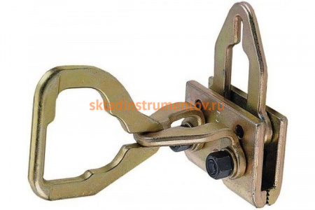 Зажим для кузовных работ с плоской, L-образной и подвижной петлями, широкий захват 120мм, нагрузка 5т и 3т FORCE 62513