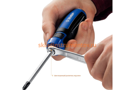 Набор ударных отверток Зубр ПРОФЕССИОНАЛ УДАРНИК 25026