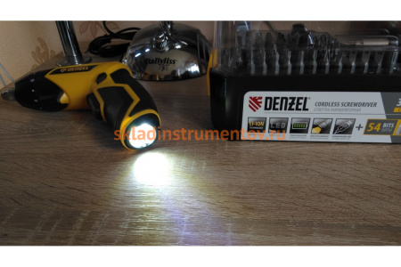 Аккумуляторная отвертка DENZEL CSL-36-01 26001