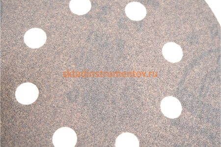 Круг шлифовальный на липучке для обработки красок, лаков и шпаклевок (125 мм; Р80; 8 отверстий) KLINGSPOR 147643