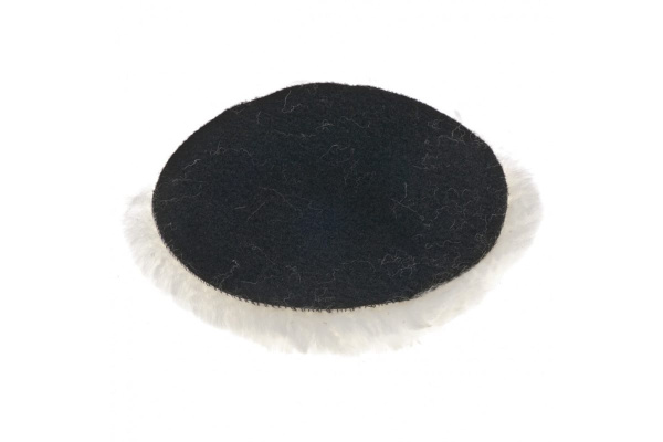 Насадка полировальная под липучку, 150 мм, натуральная шерсть MATRIX 75953