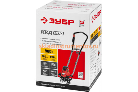 Электрический культиватор ЗУБР ККД-900