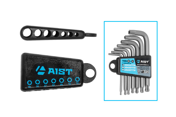 Держатель для шестигранных ключей TORX AIST 7 пр. K105107T 00-00010559