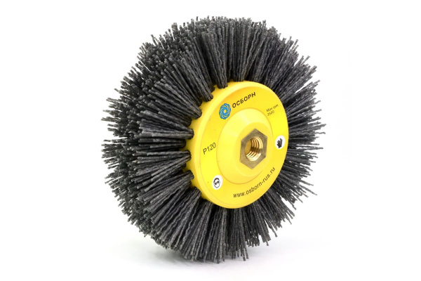 Щетка дисковая нейлоновая 6-013 (150 мм; P120) для УПМ/УШМ ОСБОРН PLM.DB150M14P120