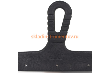 Шпатель фасадный из нержавеющей стали, 450 мм, пластмассовая ручка СИБРТЕХ 85450